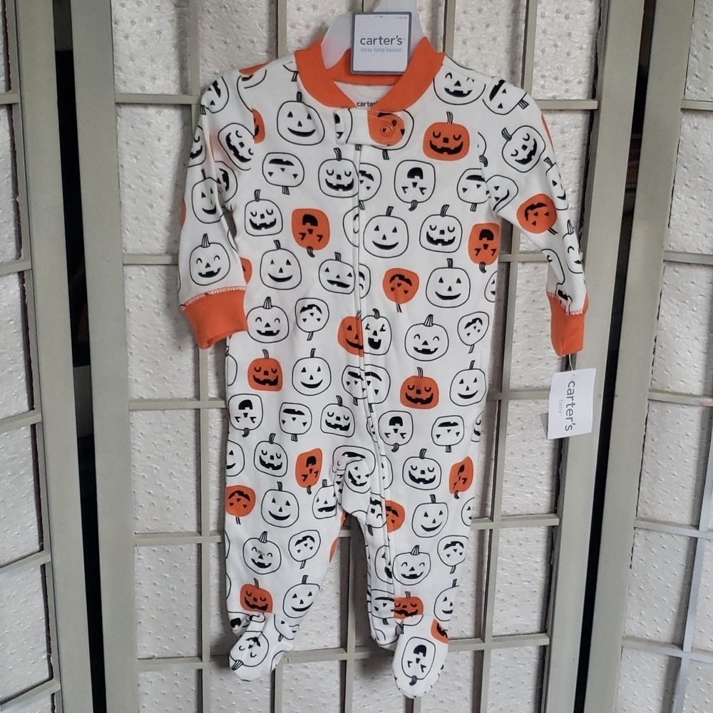 Carter's Baby Halloween pumpkin bodysuit